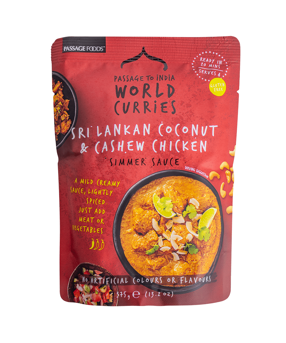 Sri Lanka kookose ja india pähkli kaste 375g