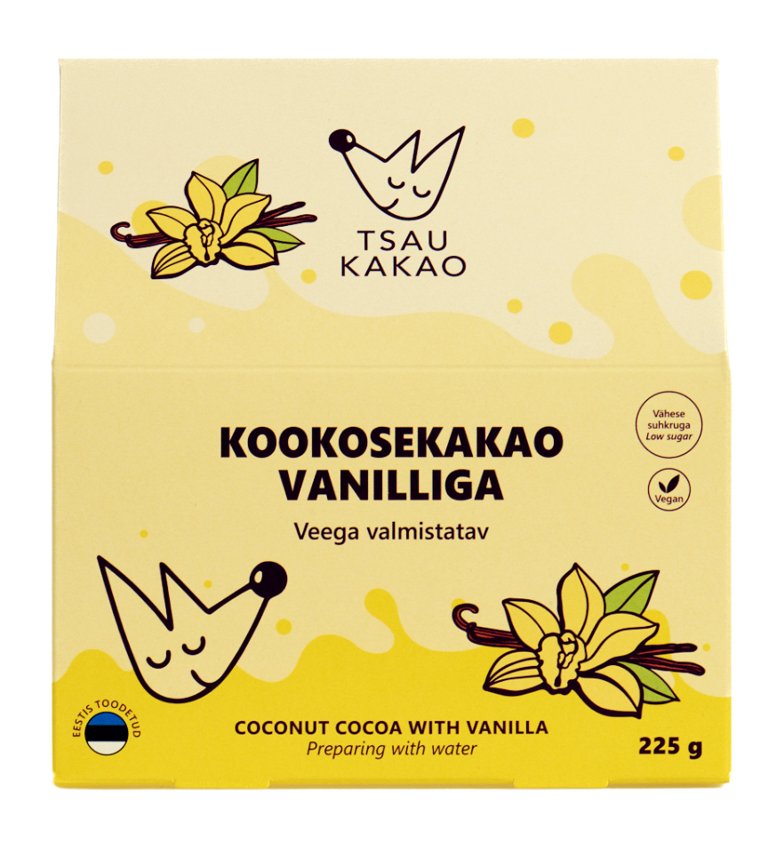 Kookose-vanilli kakao 225g