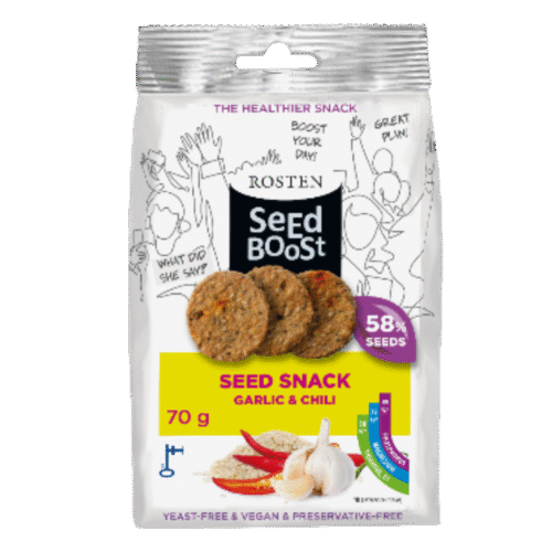 SeedBoost küüslaugu ja tšilliga snäkk 70g