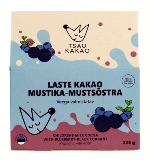 Mustsõstra-mustika kakao lastele 225g