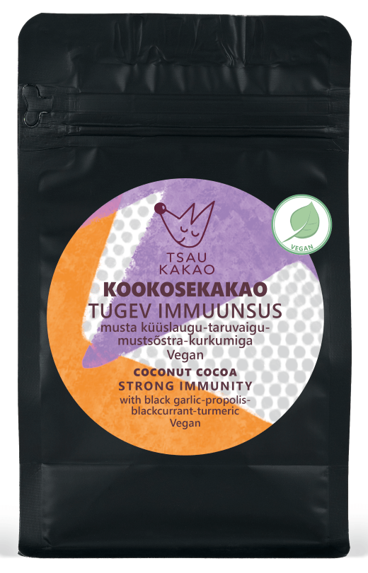 Immuunsuse kakao – vegan kakao kurkumiga