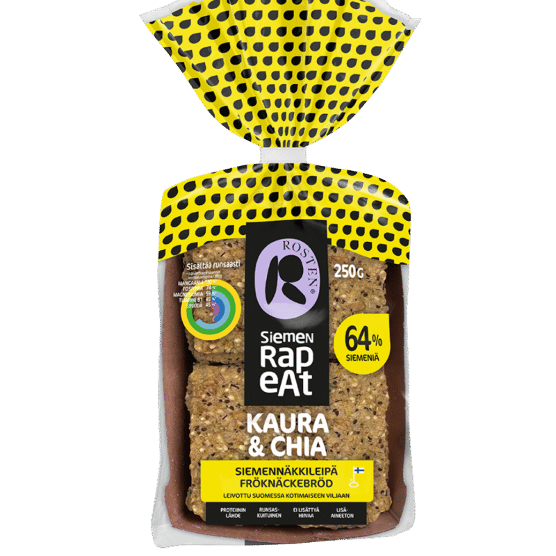 Kaera- ja chia seemnetega näkileib 250g