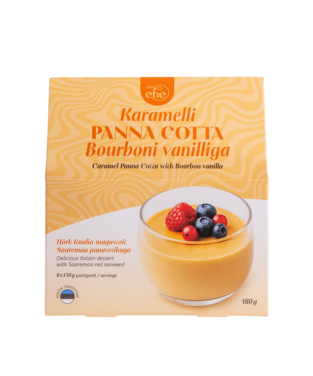 Karamelli panna cotta bourboni vanilliga