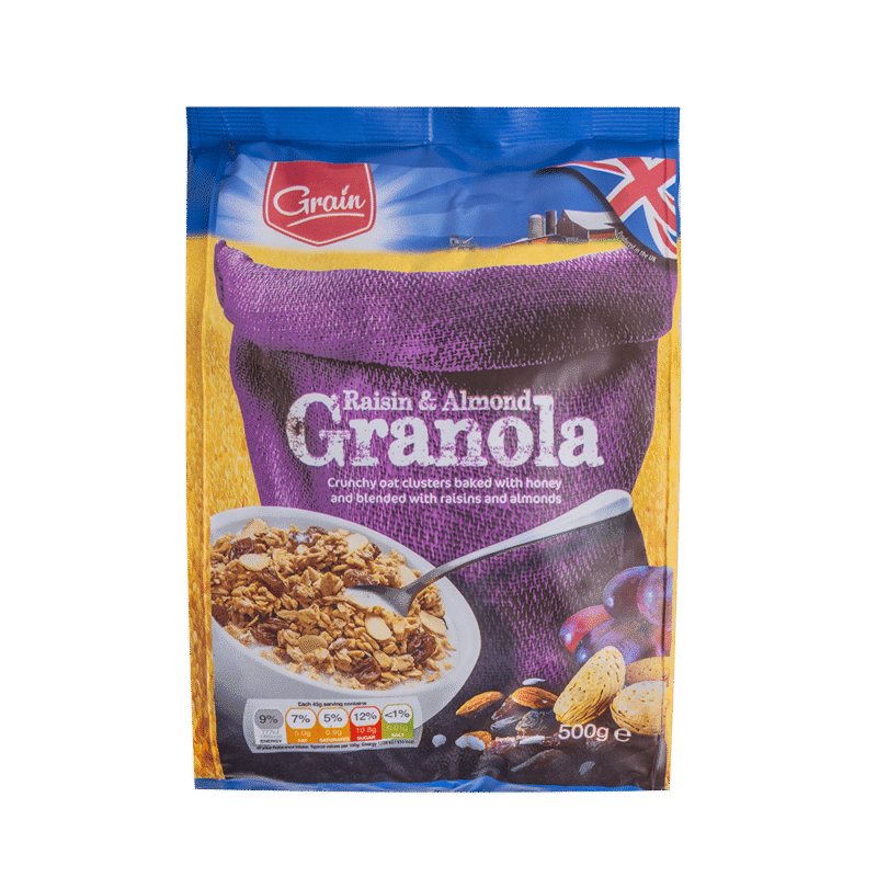 Grain rosinatega ja mandlitega granola 500 g
