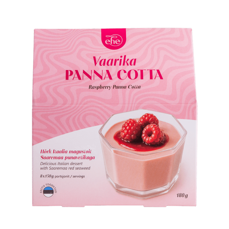 Vaarika panna cotta