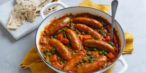 Aeglaselt küpsetatud võikana vorstid